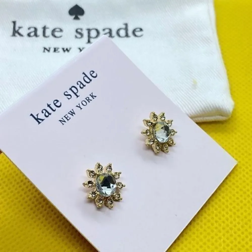 Kate Spade•Pearl and CZ‎ dual sided earrings
